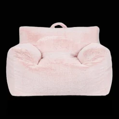 Pink Kids Furry Lounge Chair