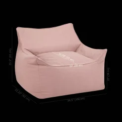 Pink Large Bean Bag Chair