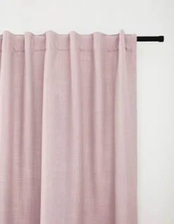 Pink Taha Rod Pocket Back Tab Blackout Curtain