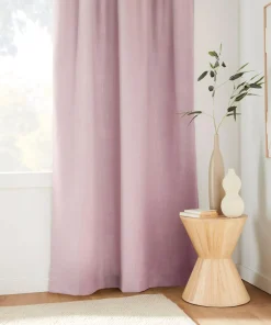 Pink Taha Rod Pocket Back Tab Blackout Curtain