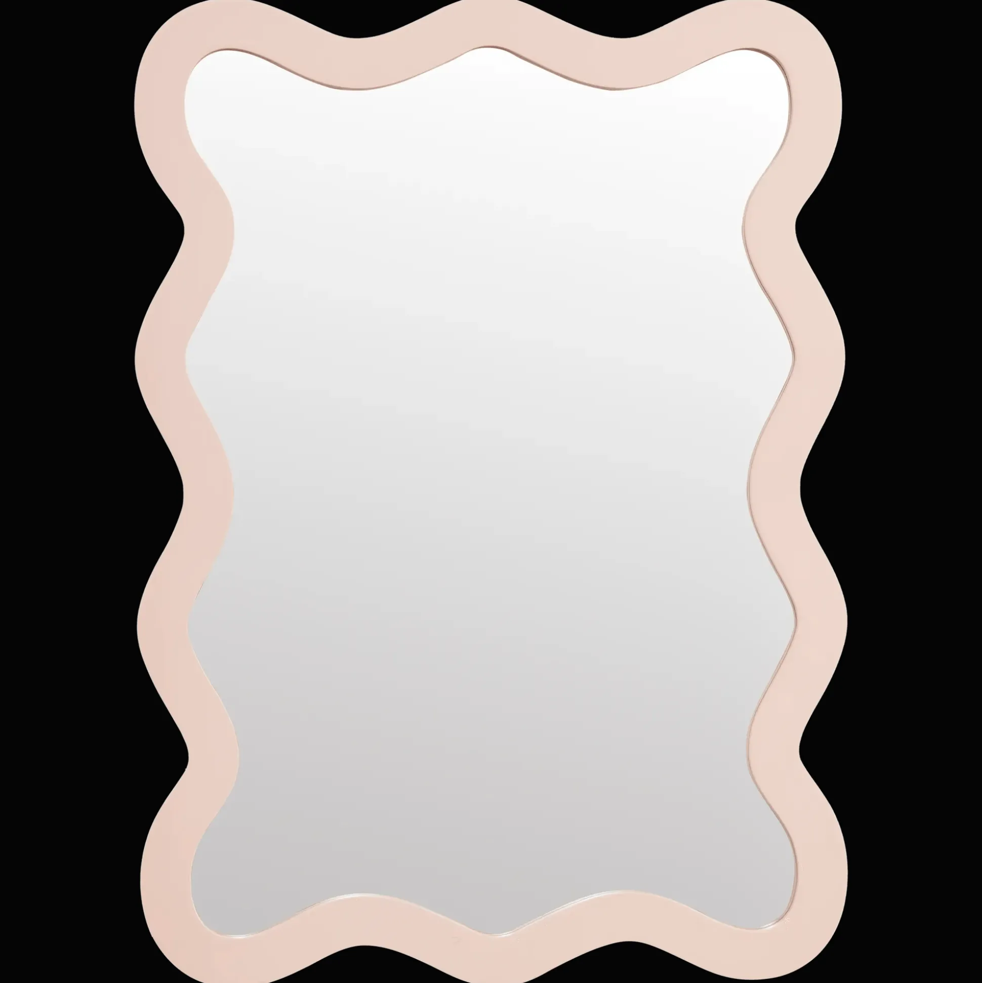 Pink Wavy Mirror