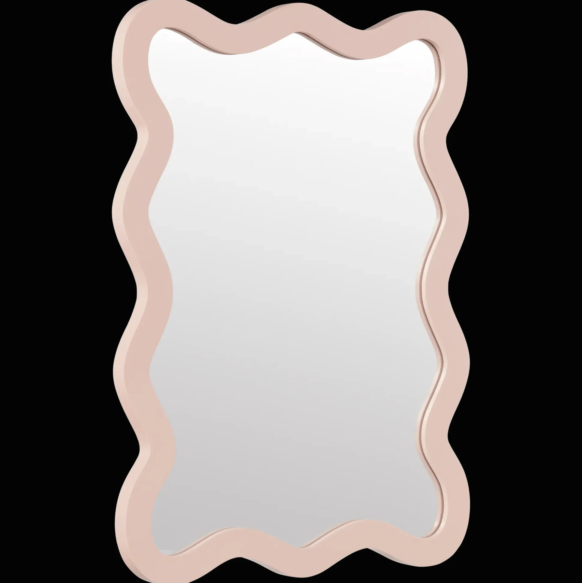 Pink Wavy Mirror