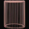 Pink Wire Side Table