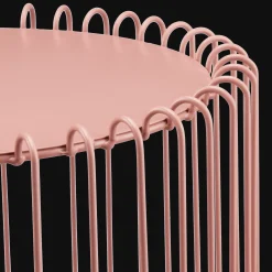 Pink Wire Side Table