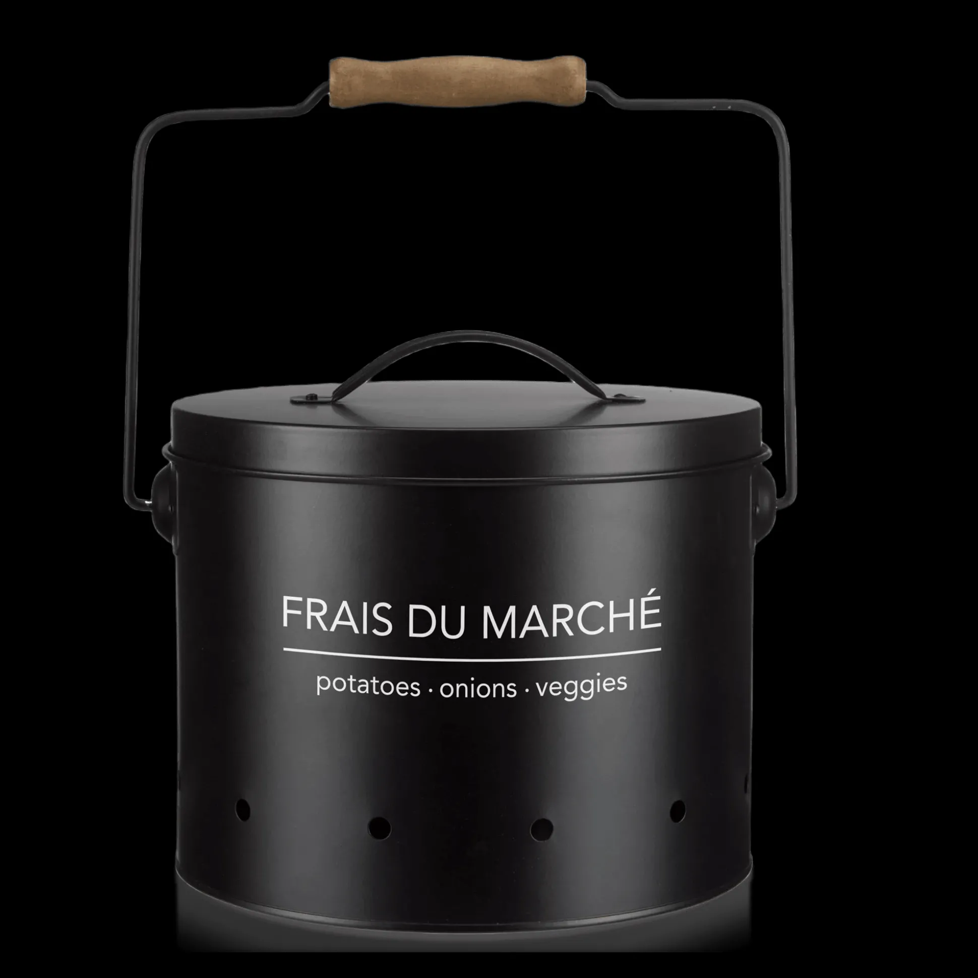 Potato/Onion/Veggies Rustic Metal Bin