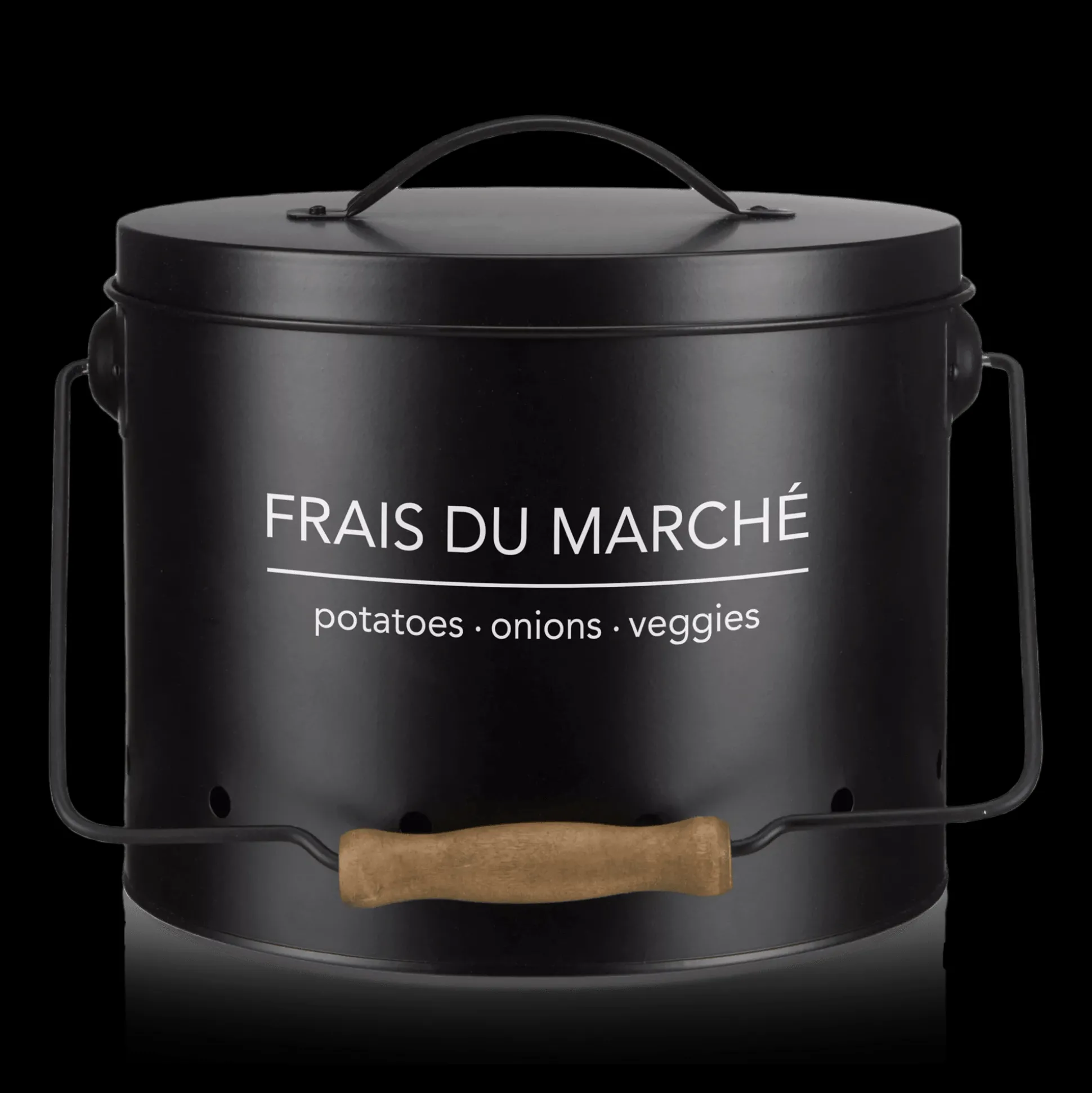 Potato/Onion/Veggies Rustic Metal Bin