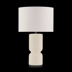 Ribbed Ceramic Table Lamp