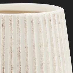 Ribbed Ceramic Table Vase