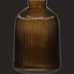 Ribbed Glass Table Vase