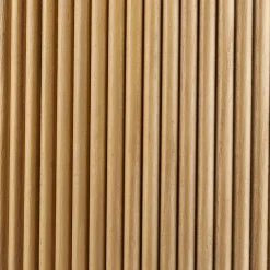 Ribbed Wood Ceiling Lamp