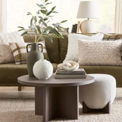 Round Ceramic Table Vase