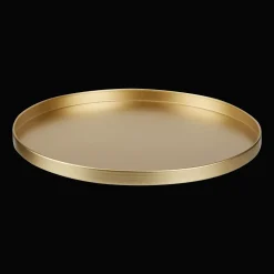 Round Gold Serving Tray