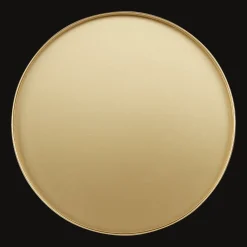 Round Gold Serving Tray