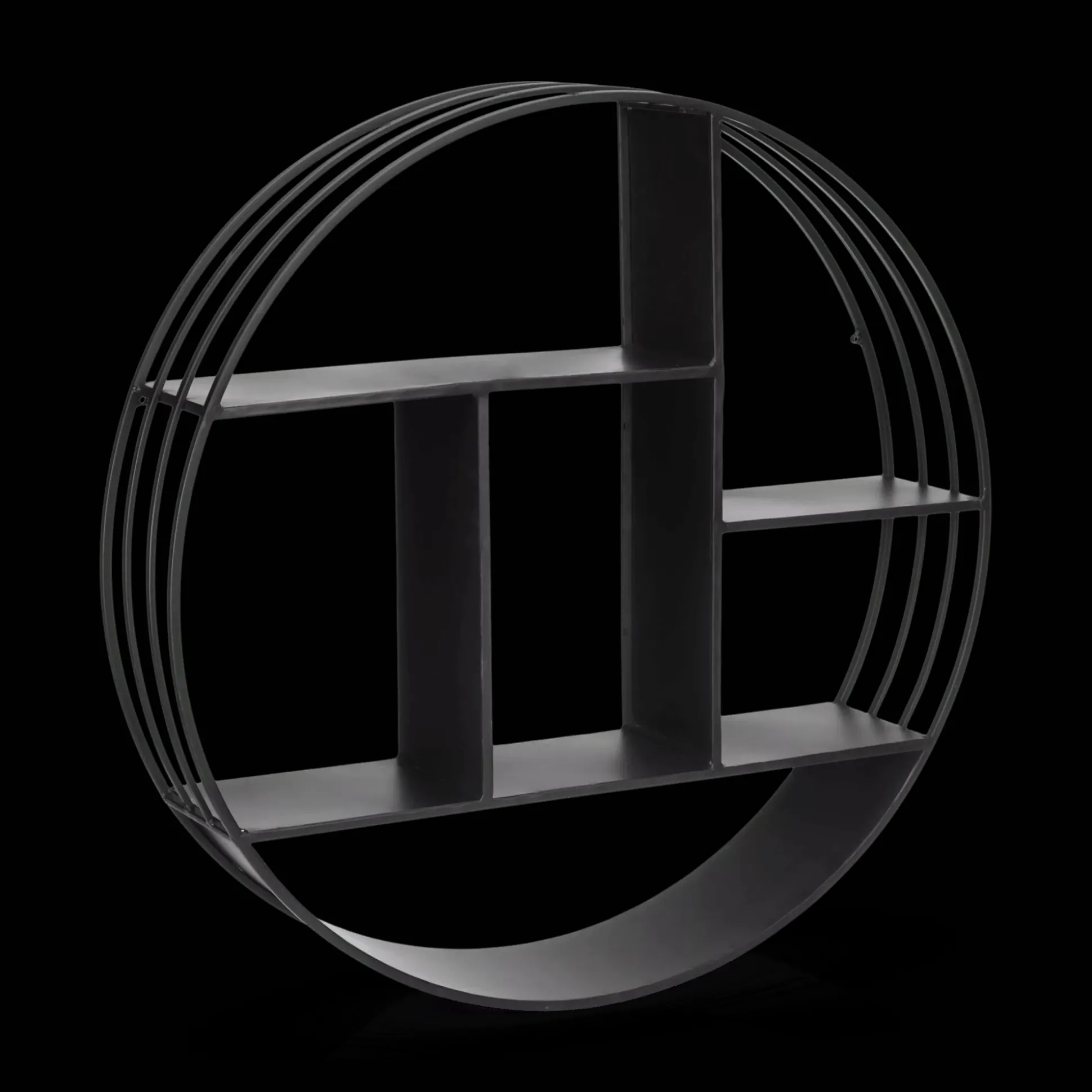 Round Metal Wall Shelf