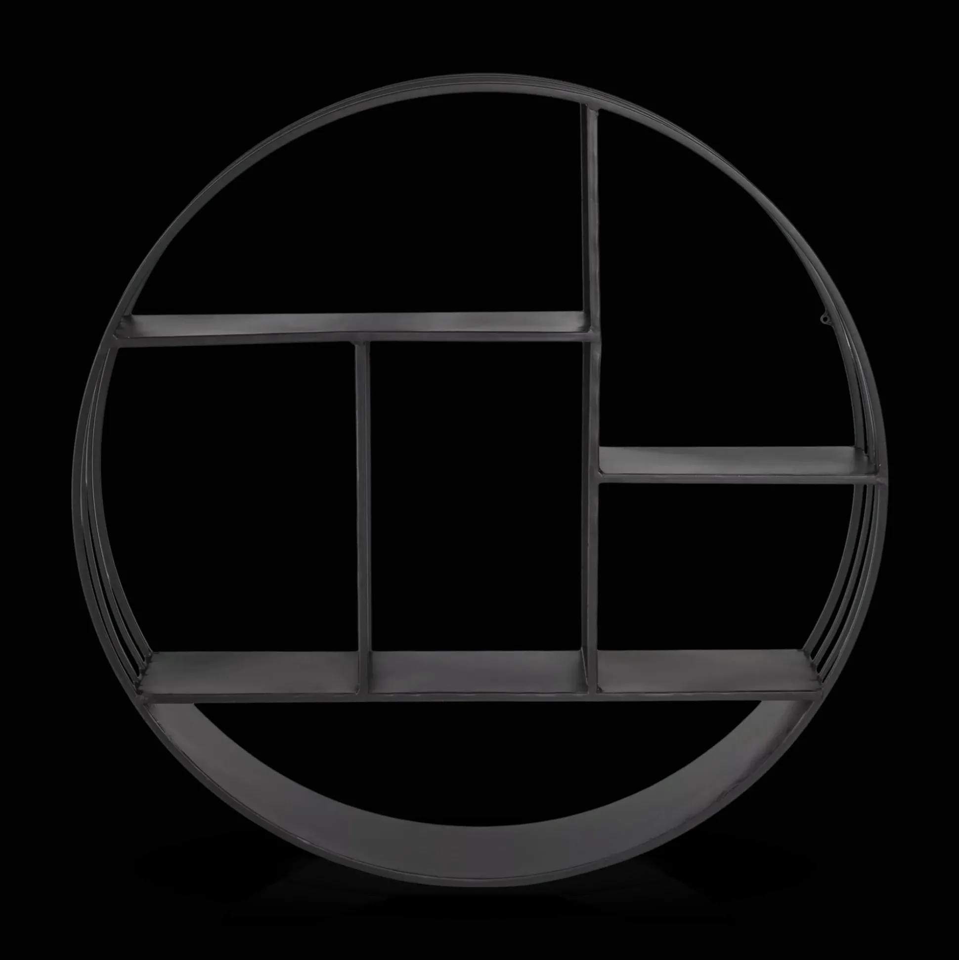 Round Metal Wall Shelf