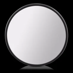 Round Mirror with Black Frame