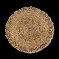Round Natural Fiber Placemat