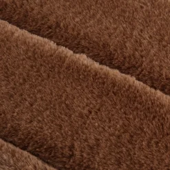 Rust Cougar Faux Fur Throw Pillow