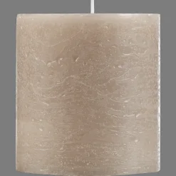 Sand Marled Pillar Candle