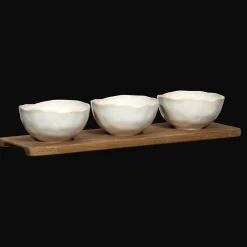 Set of 3 Bowls With Tray