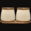Set of 2 Ceramic Jar