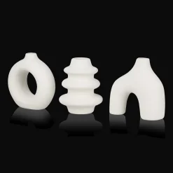 Set of 3 Decorative Table Vases