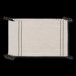 Set of 4 Fabric Placemats with Tassels