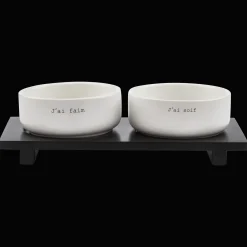 Set of 2 pet bowls