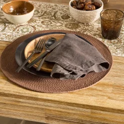 Set of 2 Round Placemats