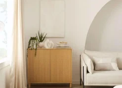 Set of 2 Speckled Ceramic Table Vase