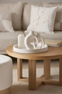 Set of 2 Speckled Ceramic Table Vase