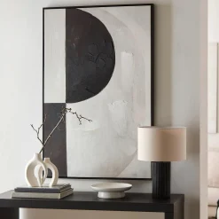 Set of 2 Speckled Ceramic Table Vase