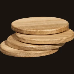 Set of 4 Wood Coasters