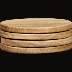 Set of 4 Wood Coasters