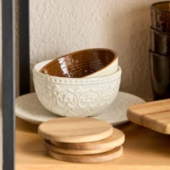 Set of 4 Wood Coasters