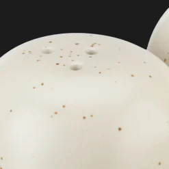 Set of Salt and Pepper Shakers on Tray