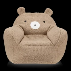 Sherpa Bear-Shaped Chair