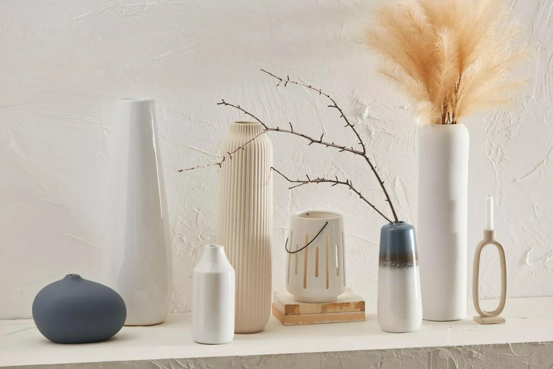 Speckled Ceramic Floor Vase