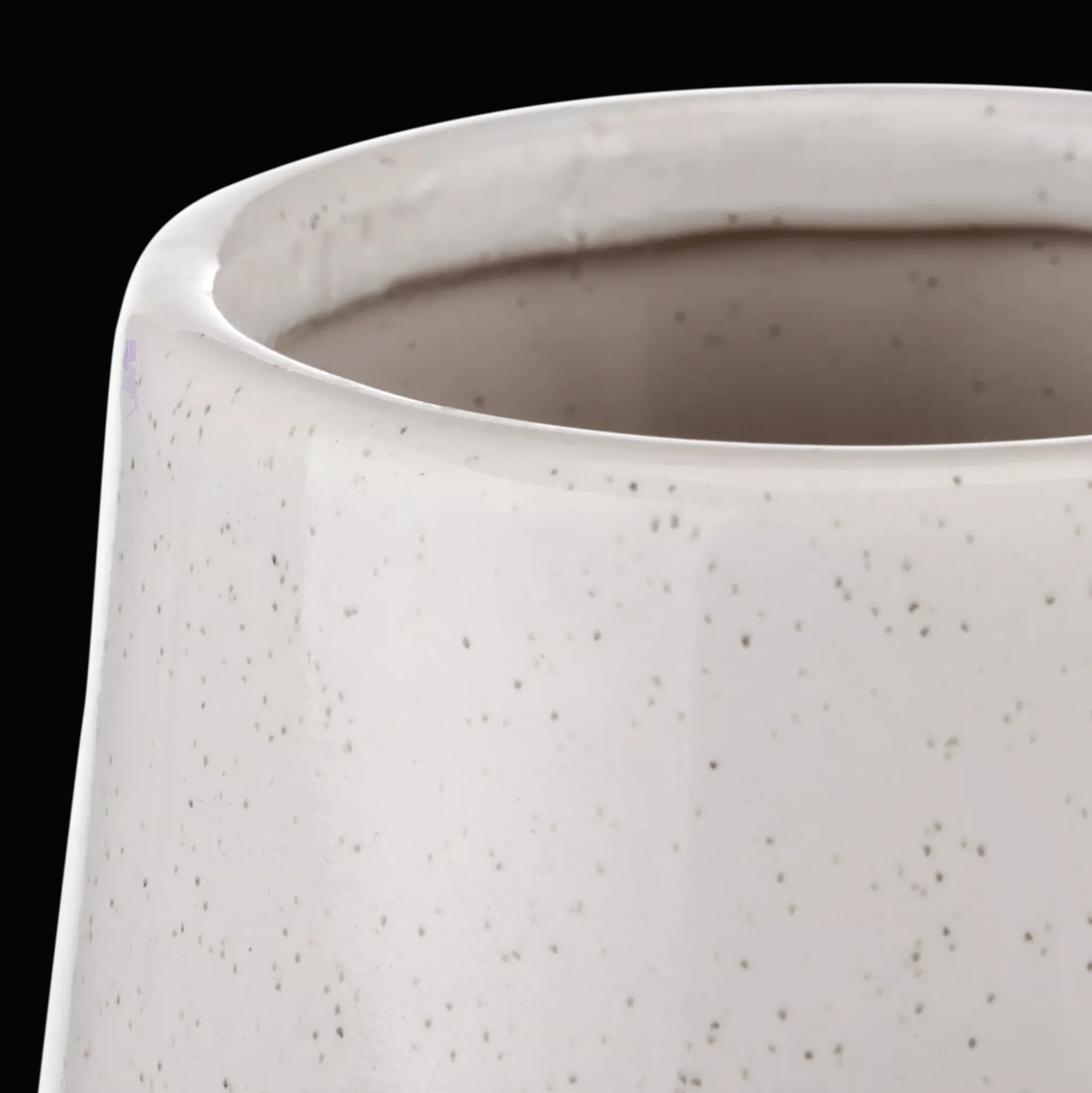 Speckled Ceramic Floor Vase