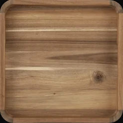 Square Acacia Wood Tray