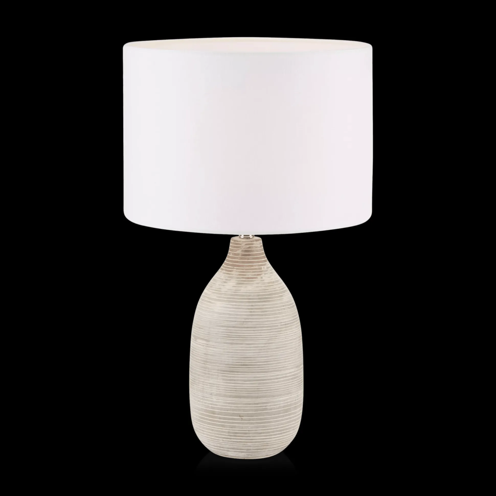 Striped Ceramic Table Lamp