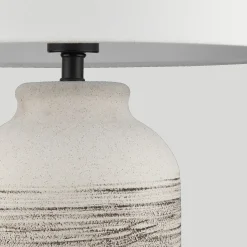 Striped Ceramic Table Lamp