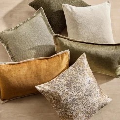 Taupe Beatrice Decorative Lumbar Pillow