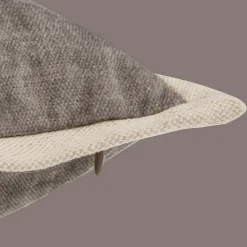 Taupe Beatrice Decorative Lumbar Pillow
