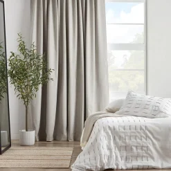 Taupe Chita Back Tab Blackout Curtain
