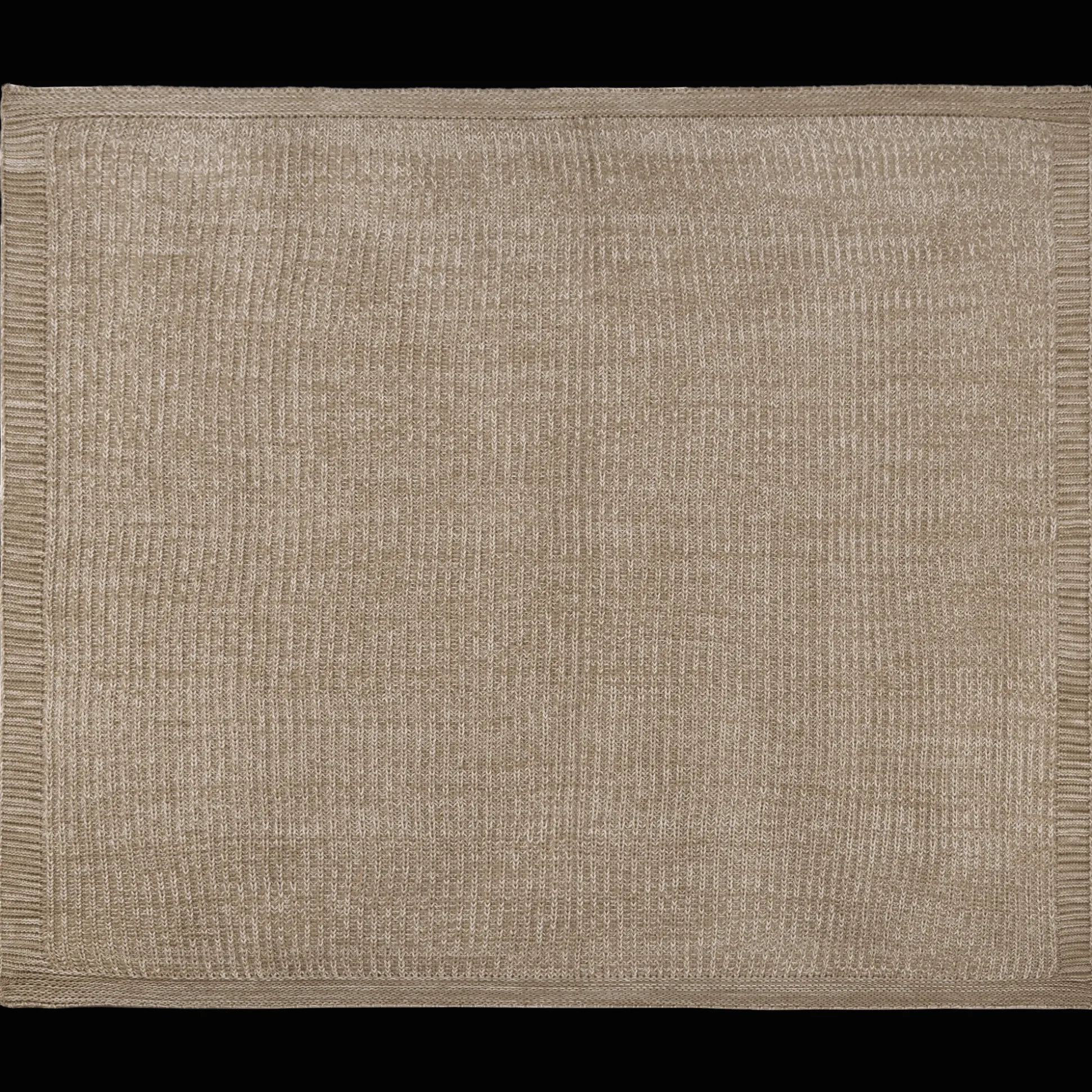 Taupe Ribba Throw