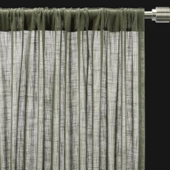 Taza Back-Tab/Rod-Pocket Curtain