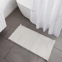 Textured Boho Bath Mat