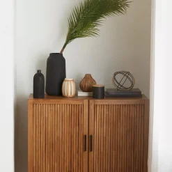 Textured Ceramic Bottle Vase