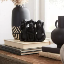 Three Wise Monkeys Resin Statuettes